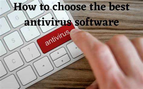 Antivirus software for your pc